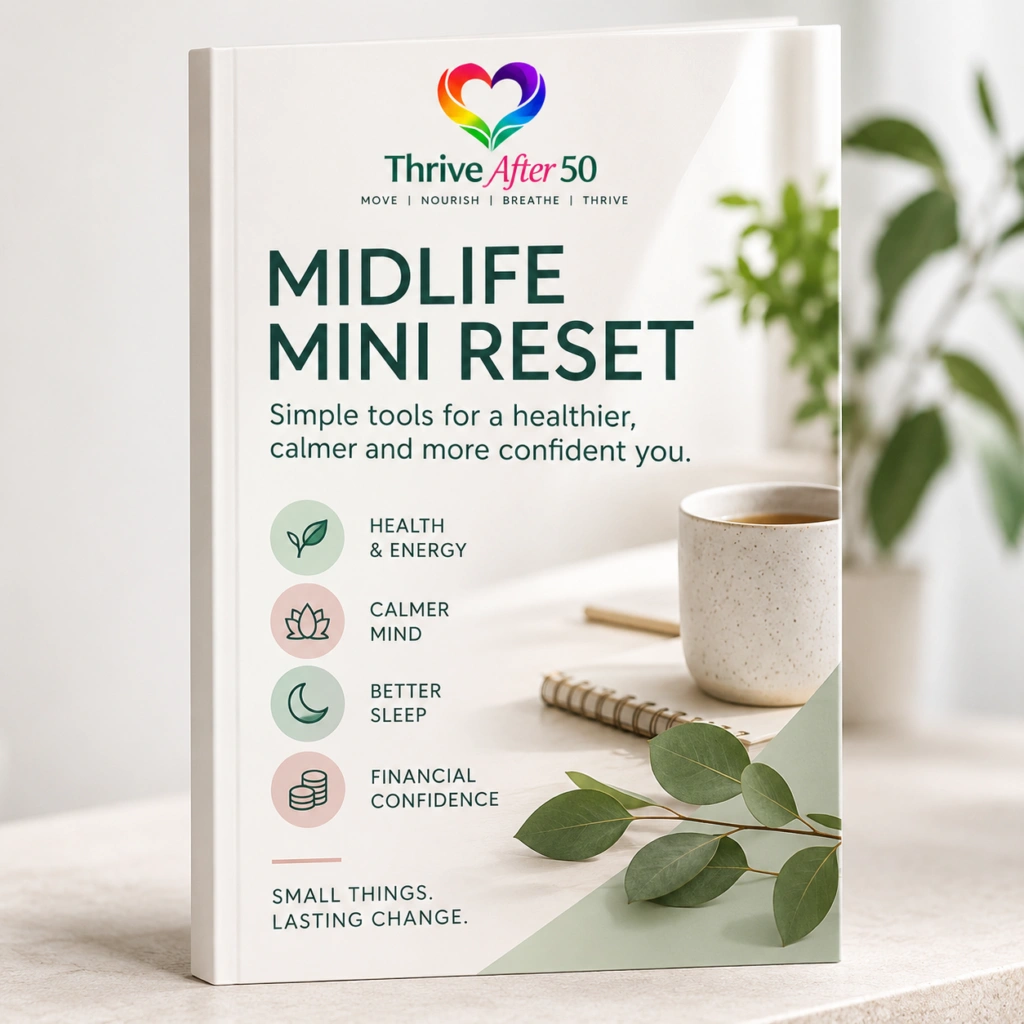 Midlife Mini Reset book - free wellness guide over 50